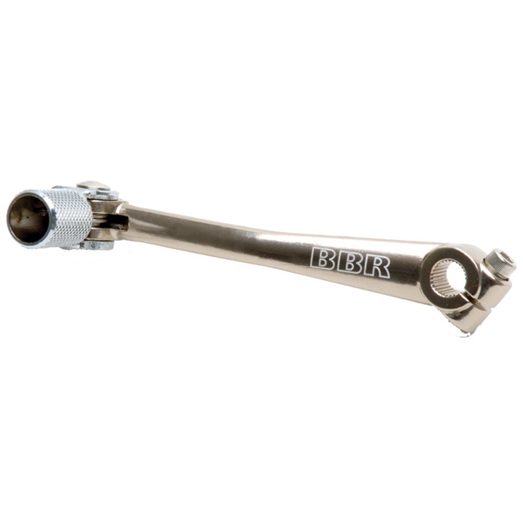 BBR Aluminum Folding Shifter Kawasaki/Suzuki KLX/DRZ110 | 537 - BBR - 1007 - MojoMotoSport.com