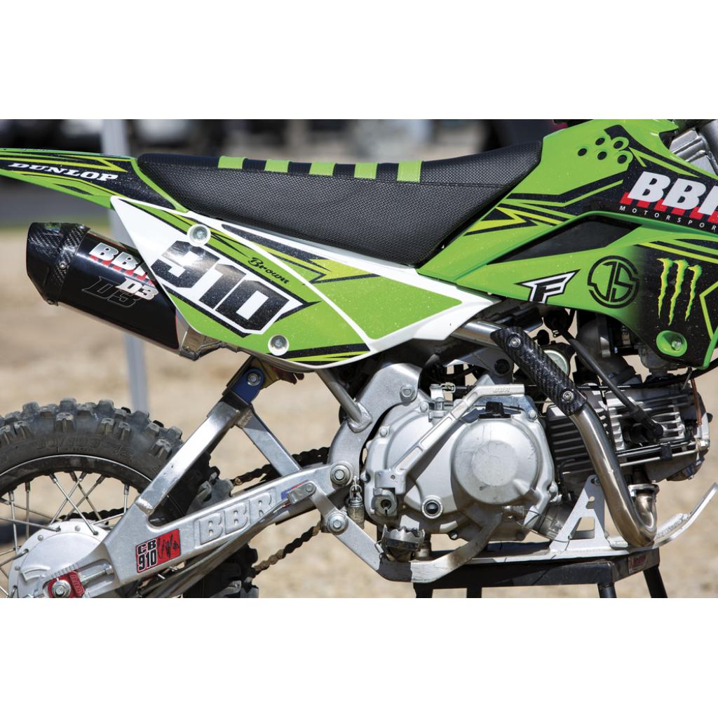 BBR Handlebar Riser/Tall Seat Combo Kawasaki KLX110 2003+ - MojoMotoSport.com
