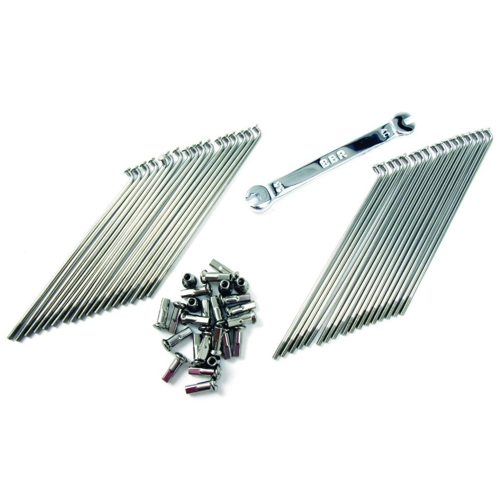 BBR Heavy Front Duty Spoke Kit KLX/DRZ110 | 391 - KLX - 1102 - MojoMotoSport.com