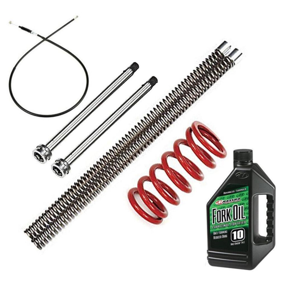 BBR Suspension Tall Springs/Rods/Oil Kit Kawasaki KLX110 (04 - 22) - MojoMotoSport.com