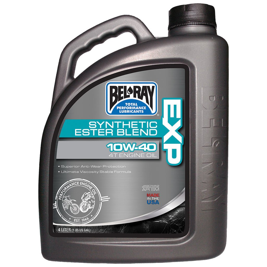 BEL - RAY EXP Semi - Synthetic Ester Blend 4T Engine Oil - MojoMotoSport.com