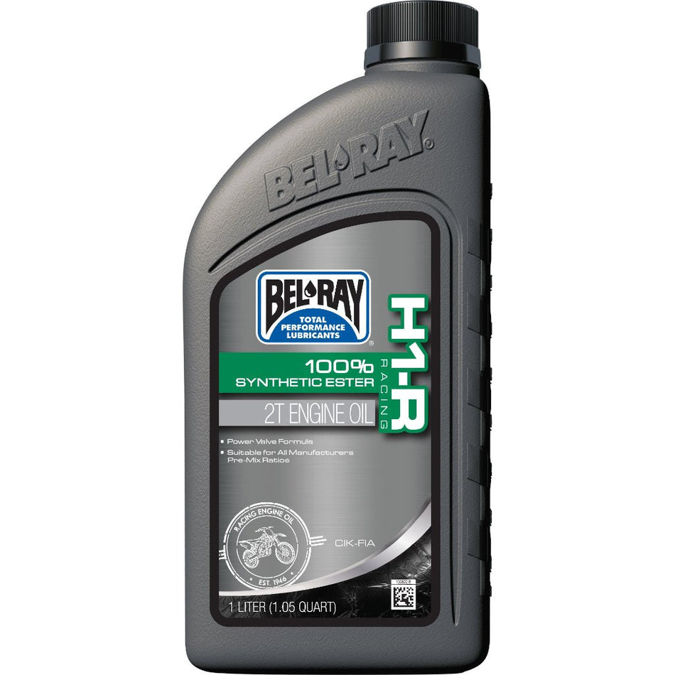 Bel Ray H1 - R Racing 100% Synthetic Ester 2T Engine Oil - MojoMotoSport.com
