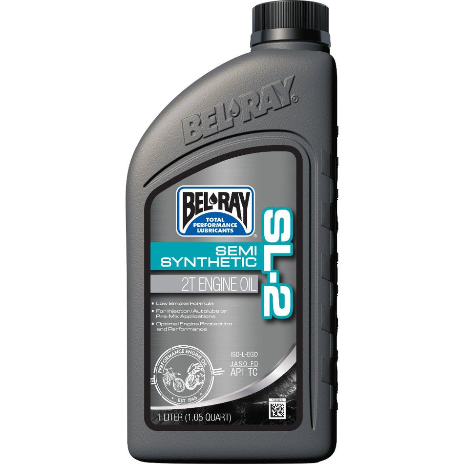 Bel Ray SL - 2 Semi - Synthetic 2T Engine Oil - MojoMotoSport.com