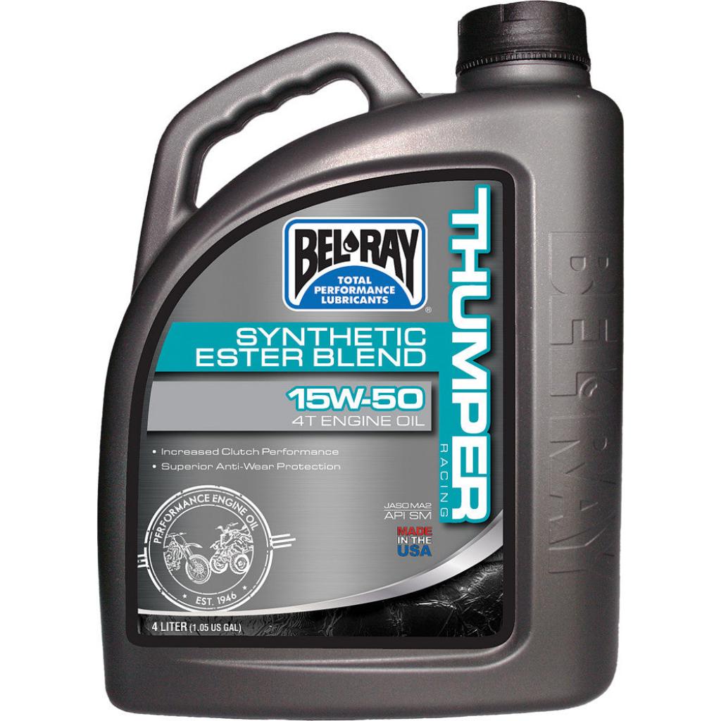 BEL - RAY Thumper Racing Synthetic Ester Blend 4T Engine Oil - MojoMotoSport.com