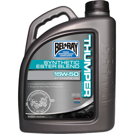 BEL - RAY Thumper Racing Synthetic Ester Blend 4T Engine Oil - MojoMotoSport.com