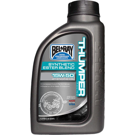 BEL - RAY Thumper Racing Synthetic Ester Blend 4T Engine Oil - MojoMotoSport.com