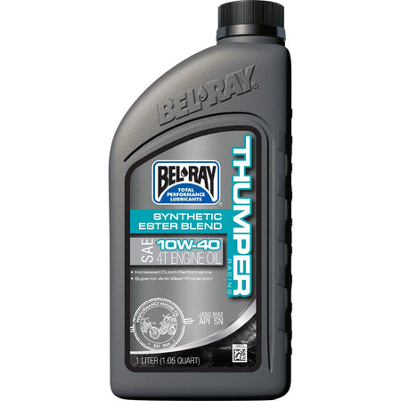 BEL - RAY Thumper Racing Synthetic Ester Blend 4T Engine Oil - MojoMotoSport.com