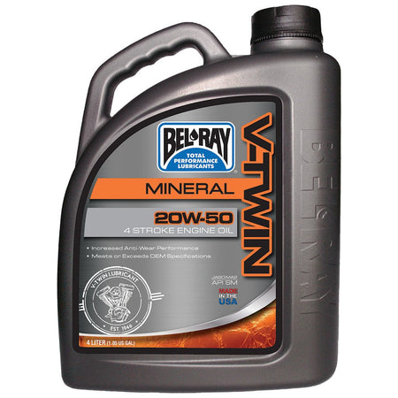 BEL - RAY V - Twin Mineral Engine Oil - MojoMotoSport.com