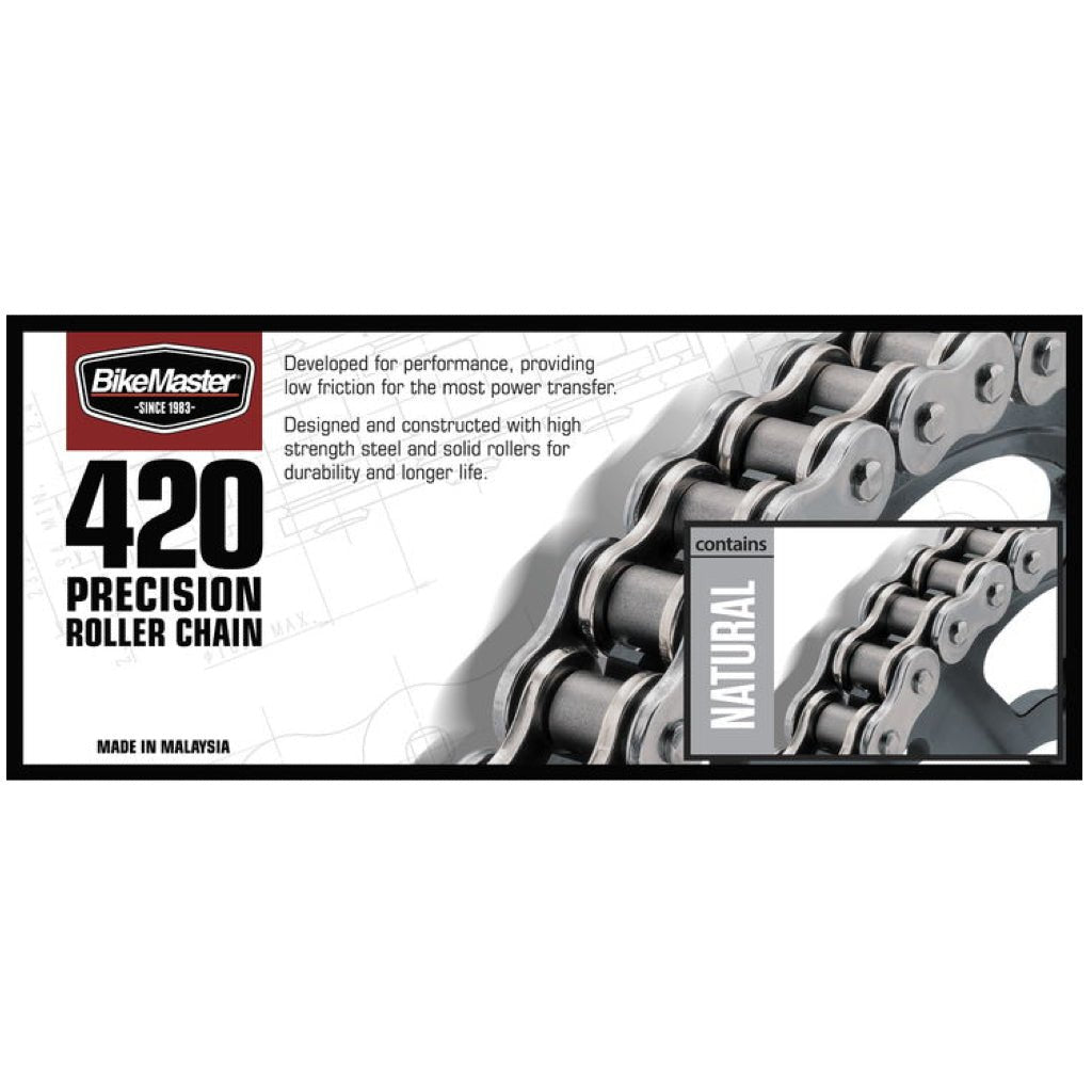 BikeMaster - 420 Precision Roller Chain - MojoMotoSport.com