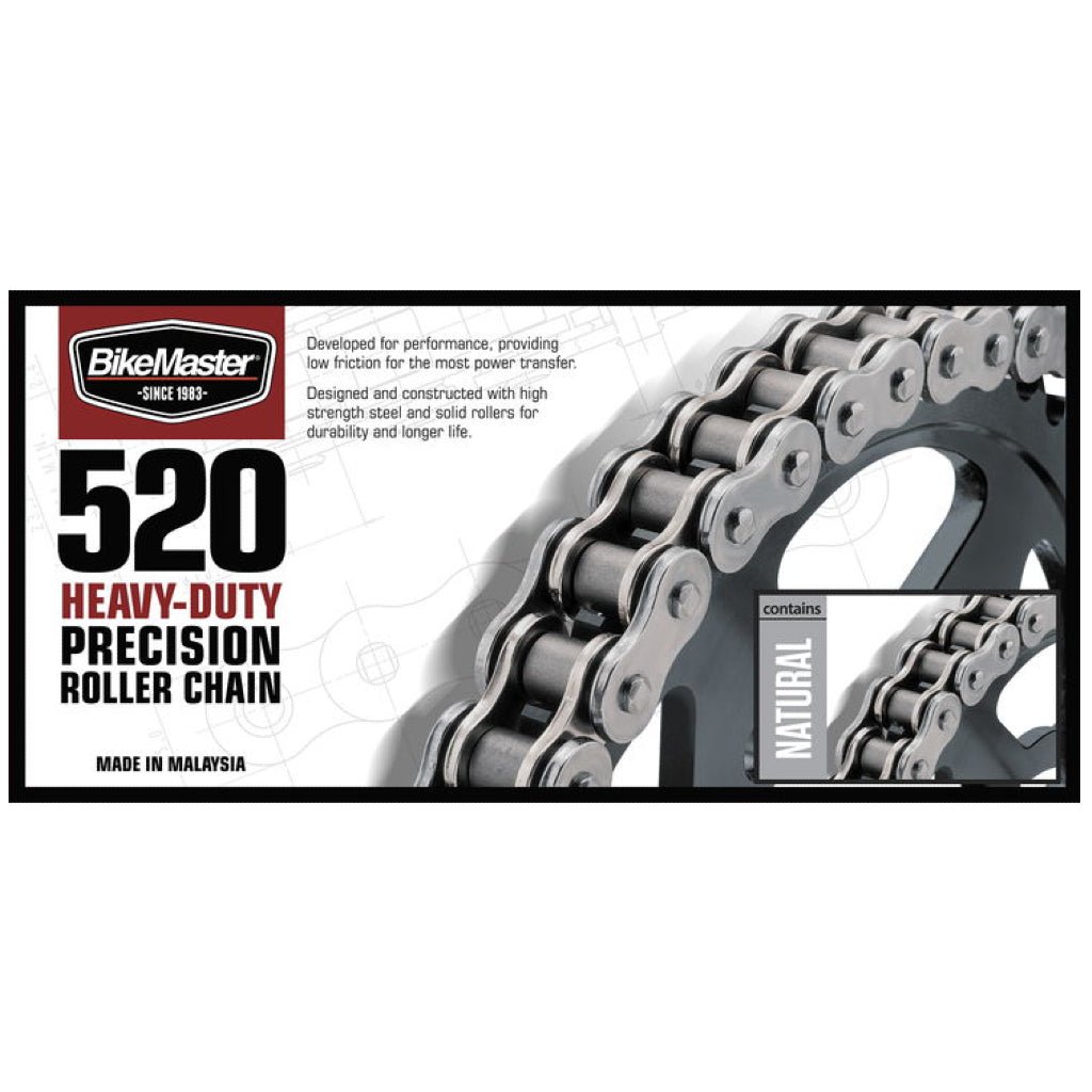 BikeMaster - 520 Heavy - Duty Precision Roller Chain - MojoMotoSport.com