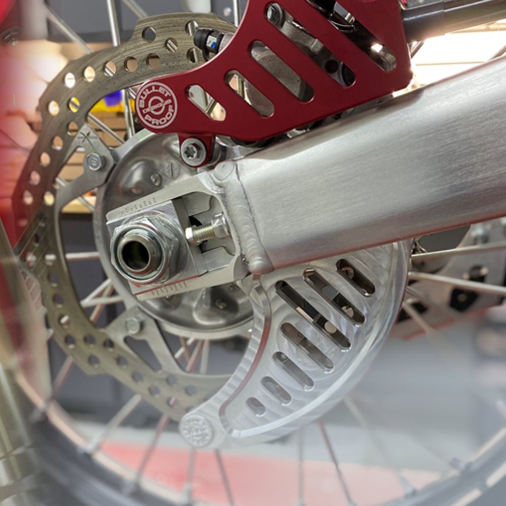 Bullet Proof Designs - Honda Rear Disc Guard CRF250R/RX 2022 and CRF450RX/X/L/RL 2017 - 2025 | HON - RD - 17 - 450RX - MojoMotoSport.com