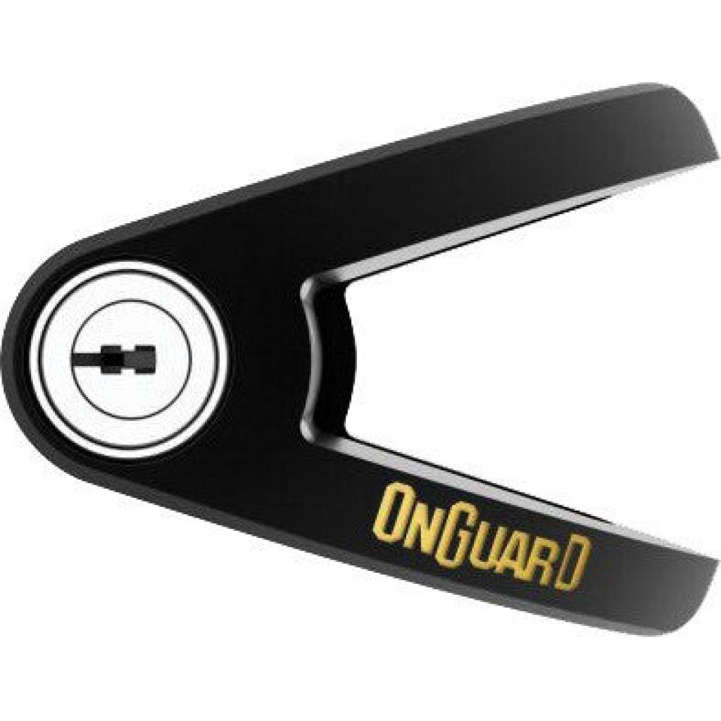 OnGuard Boxer Disk Lock Black With Reminder And Pouch | 8051