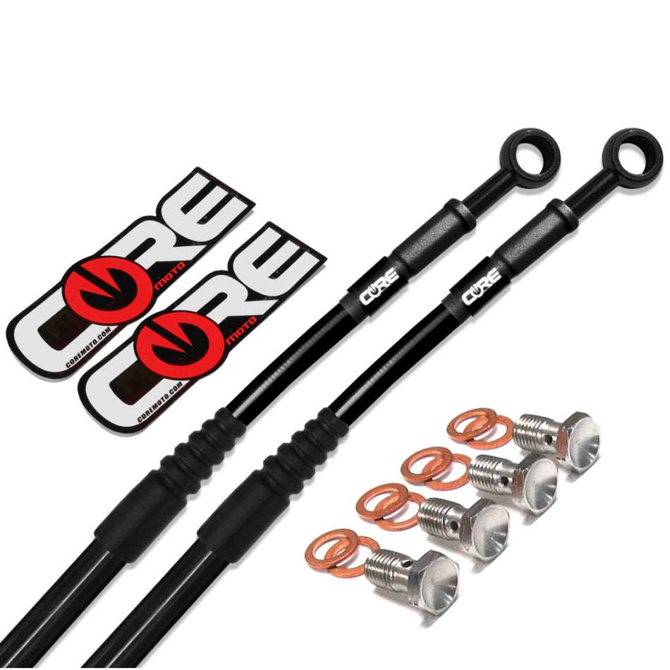 CORE MOTO - Suzuki Offroad Front and Rear Brake Line Combo Kit