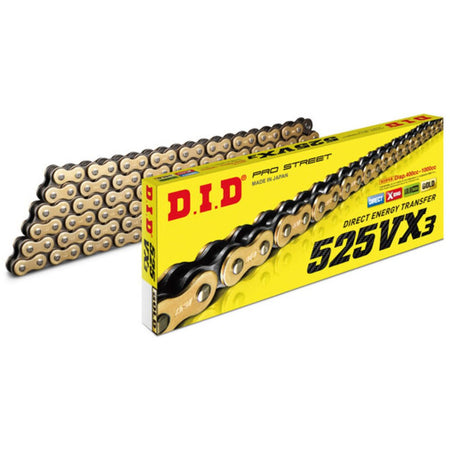 D.I.D - 525 VX3 Series Chain - MojoMotoSport.com
