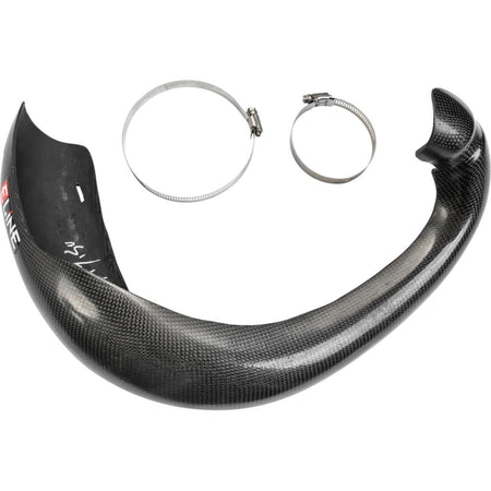 E - Line - KTM/Husqvarna 150 Carbon Fiber Pipe Guard for Stock Pipes ('20 - '22) | MPG15020i - MojoMotoSport.com