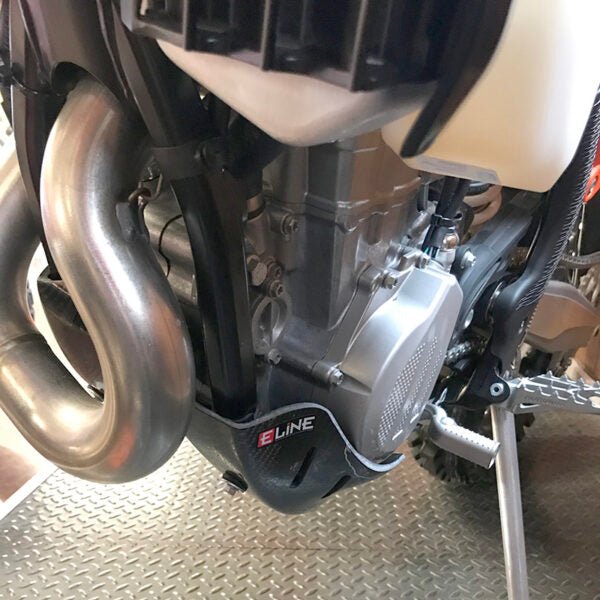 E - Line - KTM/Husqvarna 500/501 Carbon Fiber Full Coverage Skid Plate ('20 - '22) | MSP50020 - MojoMotoSport.com