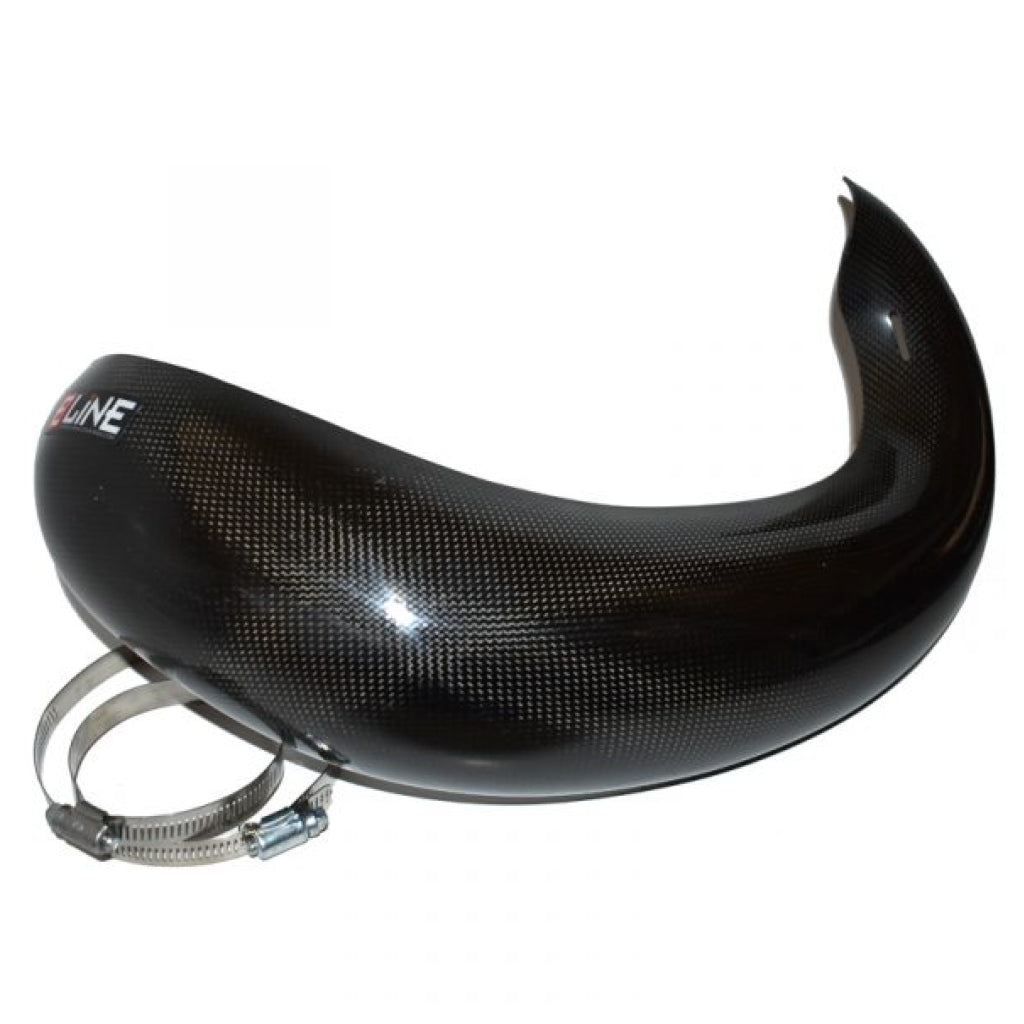 E - Line - Yamaha YZ125(X) Carbon Fiber FMF Fatty Pipe Guard ('19 - '22) | YPG12519 - MojoMotoSport.com