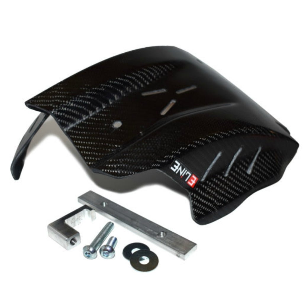 E - Line - Yamaha YZ125/X Carbon Fiber Skid Plate ('05 - '22) | YSP12520 - MojoMotoSport.com