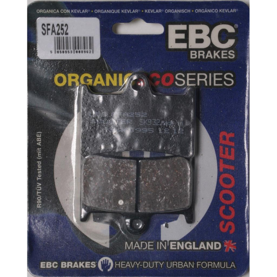 EBC Organic Brake Pads | SFA252 - MojoMotoSport.com