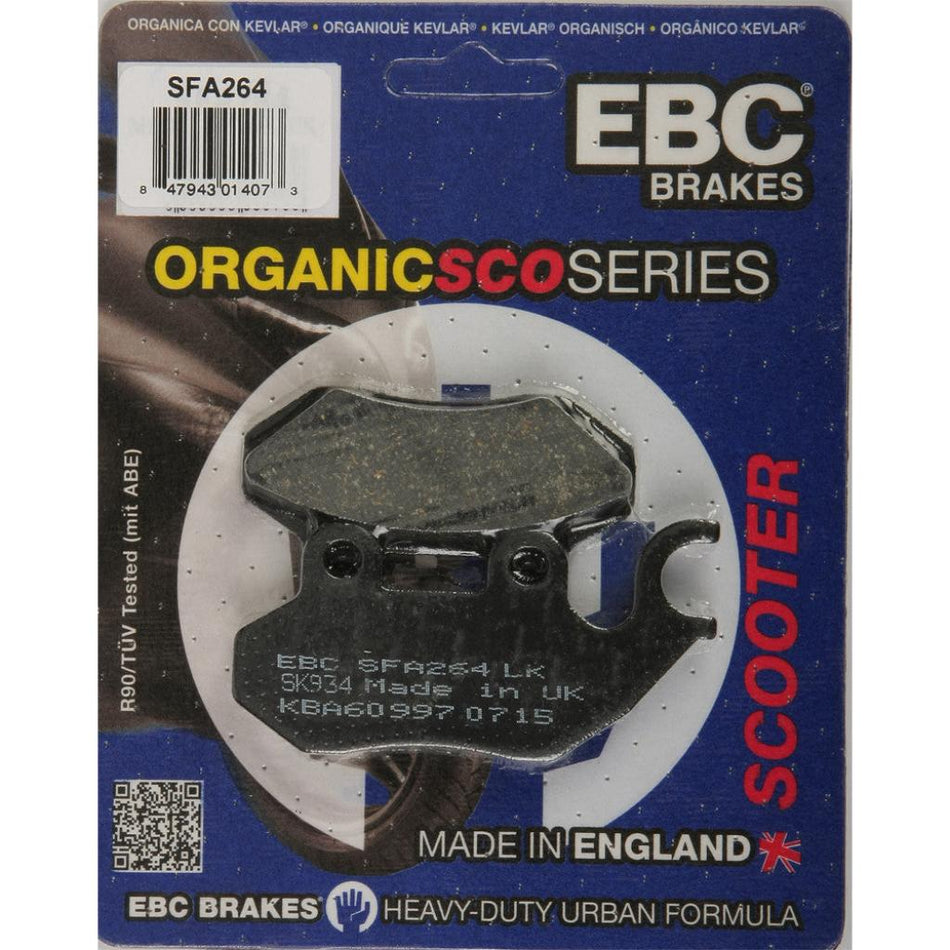 EBC Organic Brake Pads | SFA264 - MojoMotoSport.com