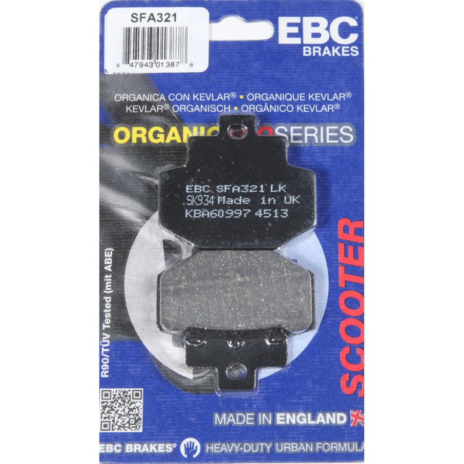 EBC Organic Brake Pads | SFA321 - MojoMotoSport.com