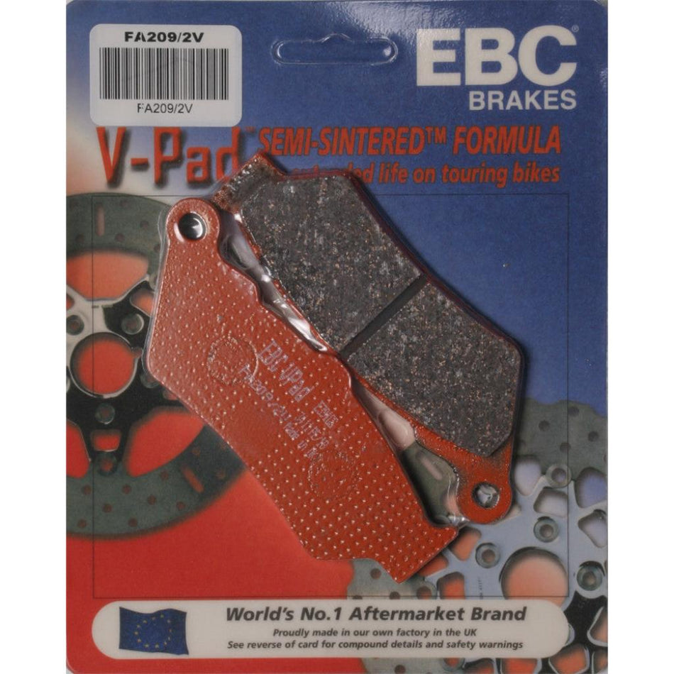 EBC Semi - Sintered Brake Pads | FA209/2V - MojoMotoSport.com