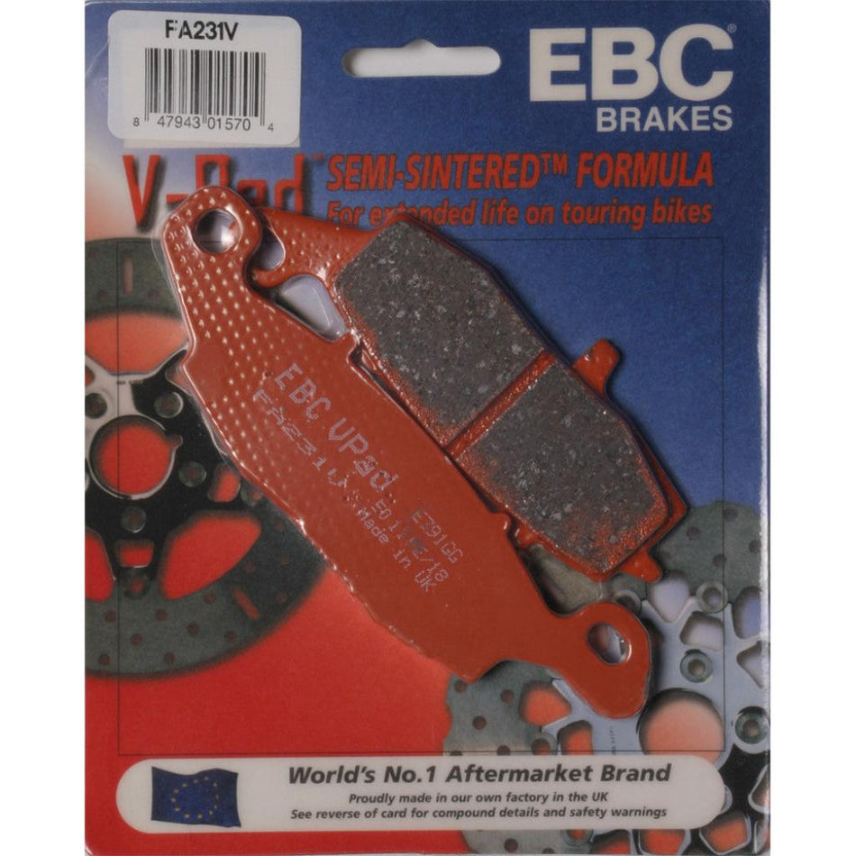 EBC Semi - Sintered Brake Pads | FA231V - MojoMotoSport.com