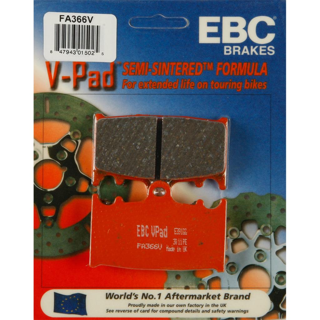 EBC Semi - Sintered Brake Pads | FA366V - MojoMotoSport.com