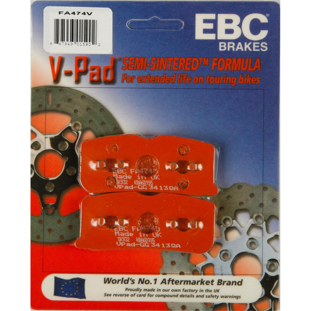EBC Semi - Sintered Brake Pads | FA474V - MojoMotoSport.com