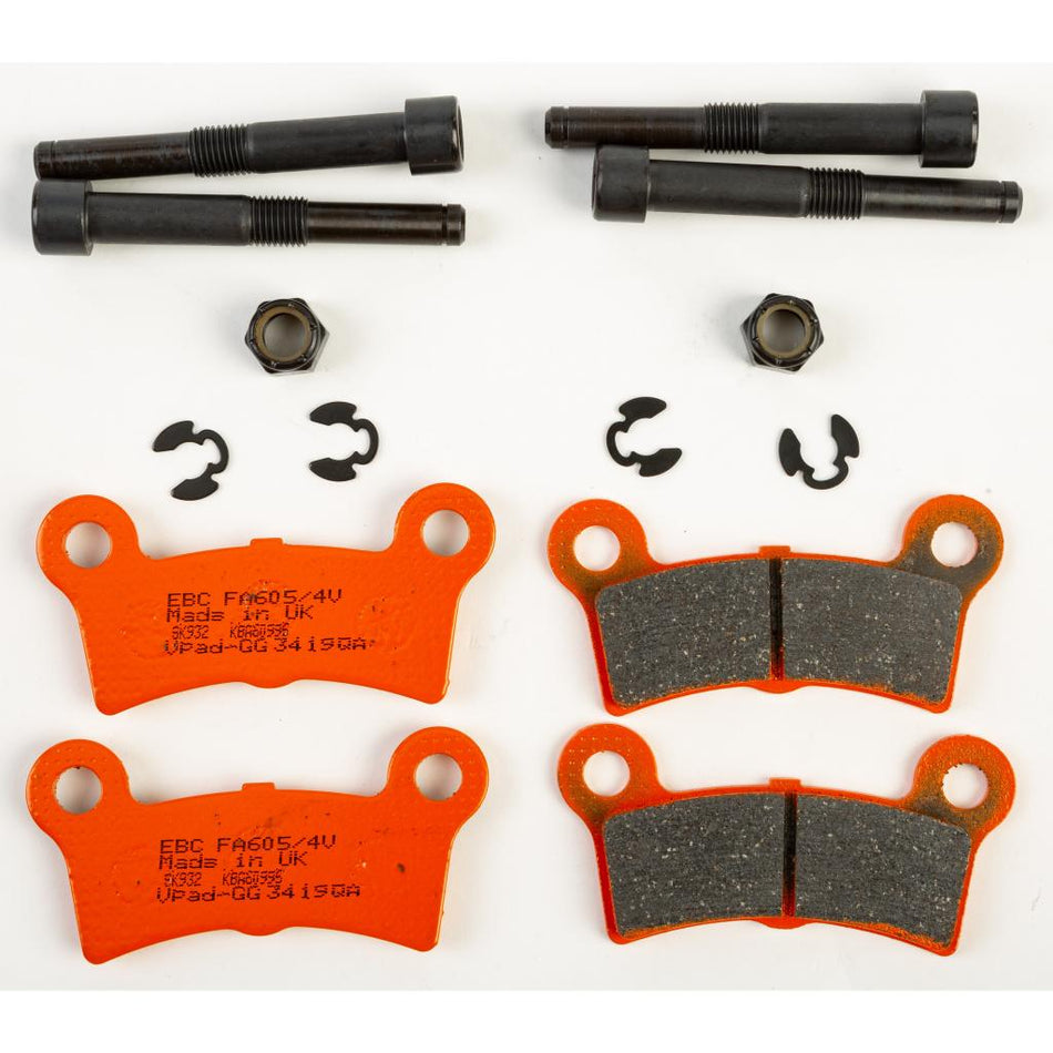 EBC Semi - Sintered Brake Pads | FA605/4V - MojoMotoSport.com