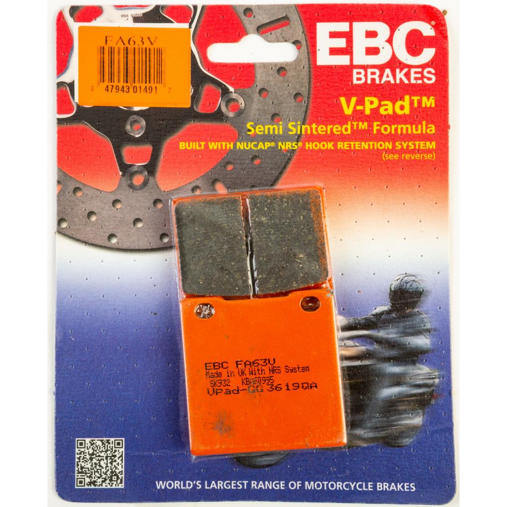 EBC Semi - Sintered Brake Pads | FA63V - MojoMotoSport.com