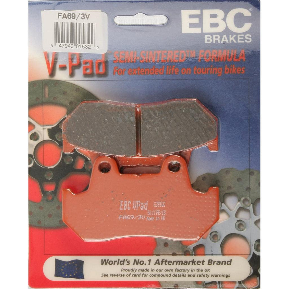 EBC Semi - Sintered Brake Pads | FA69/3V - MojoMotoSport.com