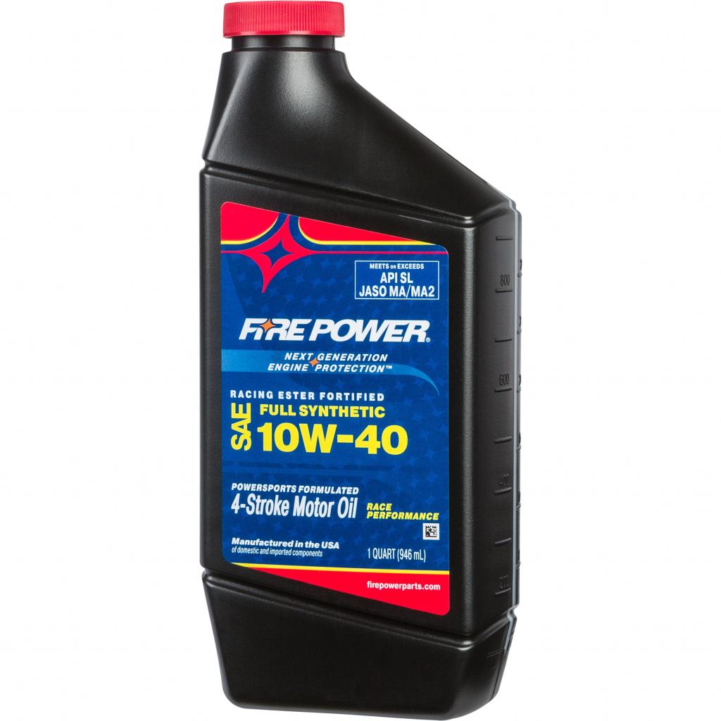 Fire Power Racing Ester Fortified Full Synthetic Motor Oil - MojoMotoSport.com