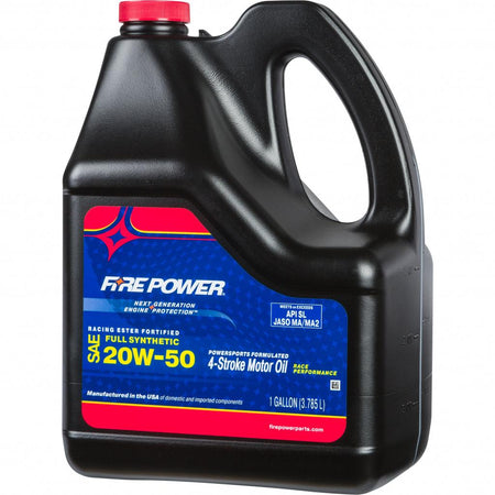 Fire Power Racing Ester Fortified Full Synthetic Motor Oil - MojoMotoSport.com