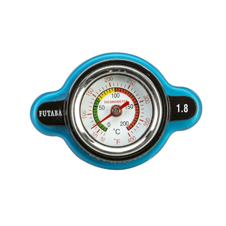 FIRE POWER RADIATOR CAP W/ TEMPERATURE GAUGE - MojoMotoSport.com