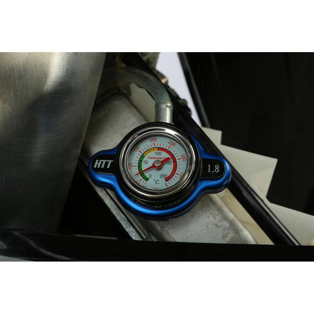 FIRE POWER RADIATOR CAP W/ TEMPERATURE GAUGE - MojoMotoSport.com
