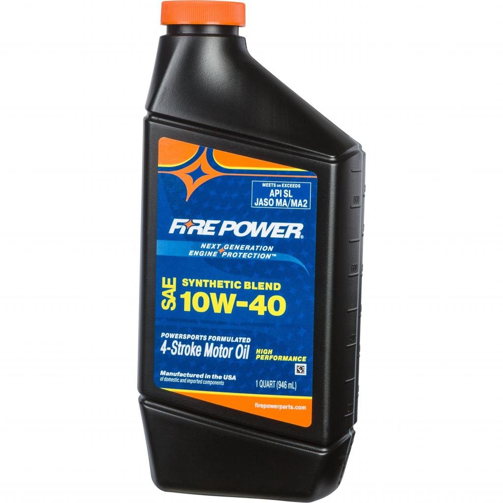 Fire Power Synthetic Blend Motor Oil - MojoMotoSport.com
