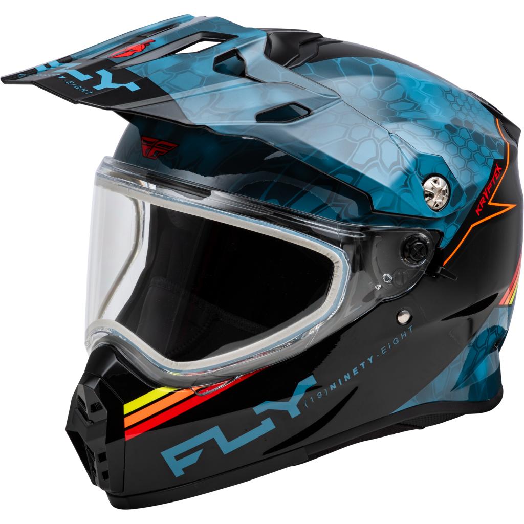 Trekker Cw Conceal Helmet Dual Shld Slate/Black/Red 2x