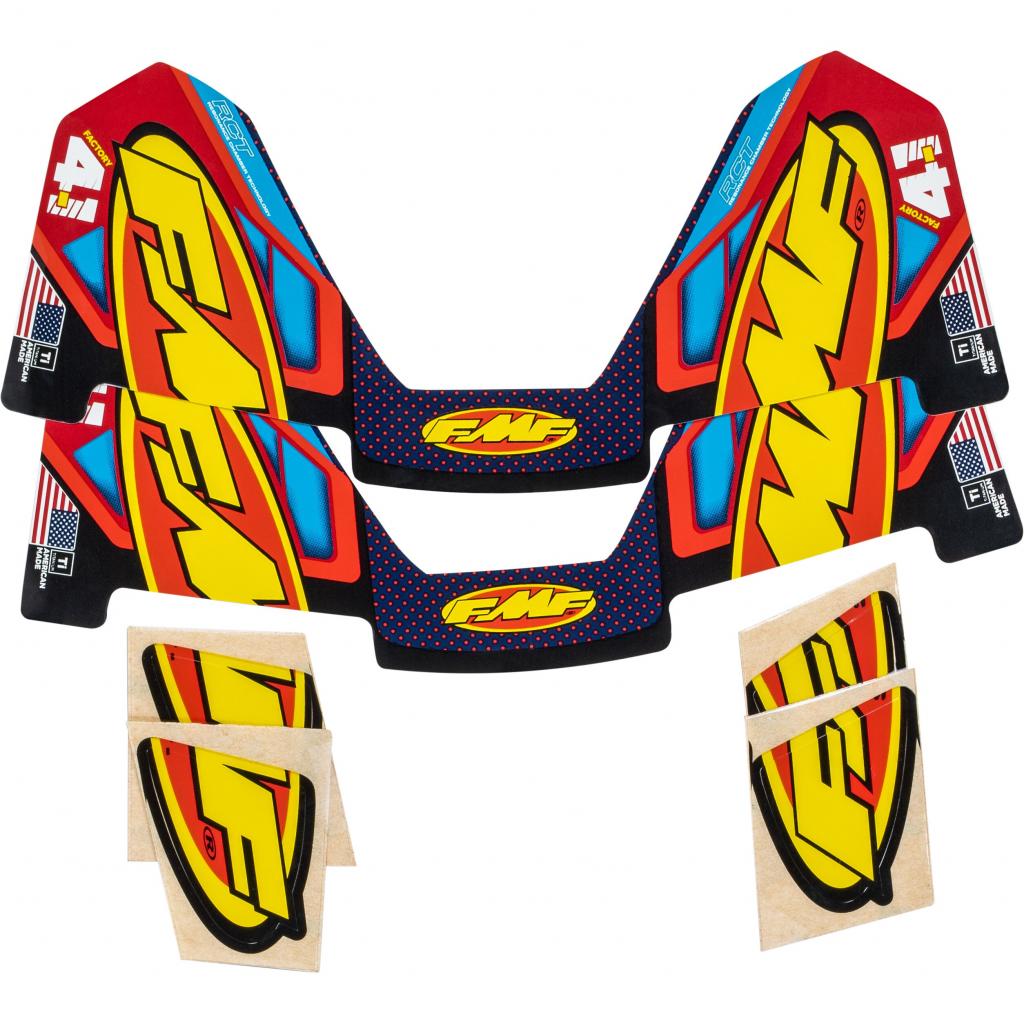 FMF 4 Stroke Muffler Decals | 014838 - MojoMotoSport.com