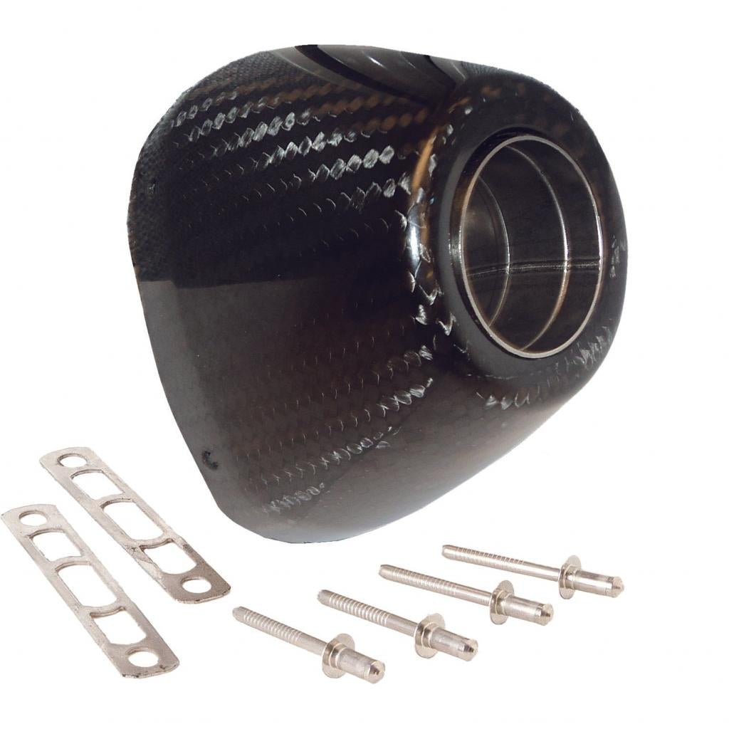 FMF Factory 4.1 RCT Carbon Fiber End Cap | 040643 - MojoMotoSport.com