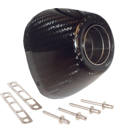 FMF Factory 4.1 RCT Carbon Fiber End Cap | 040643 - MojoMotoSport.com