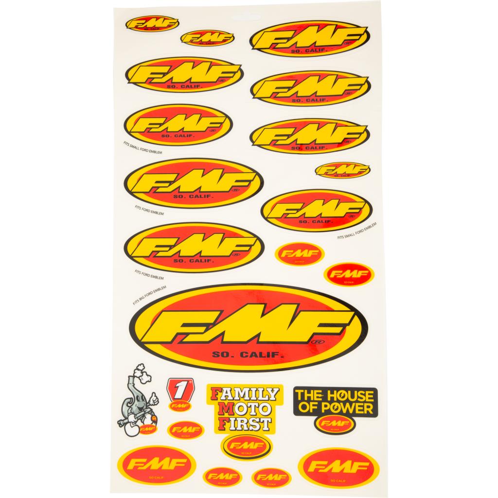 FMF Sticker Sheets | 014800 - MojoMotoSport.com