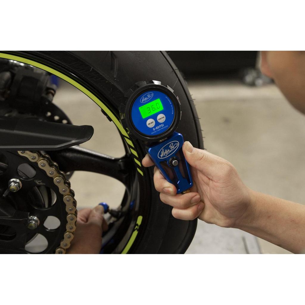 Manomètre numérique professionnel de pression des pneus Motion Pro | 08-0684