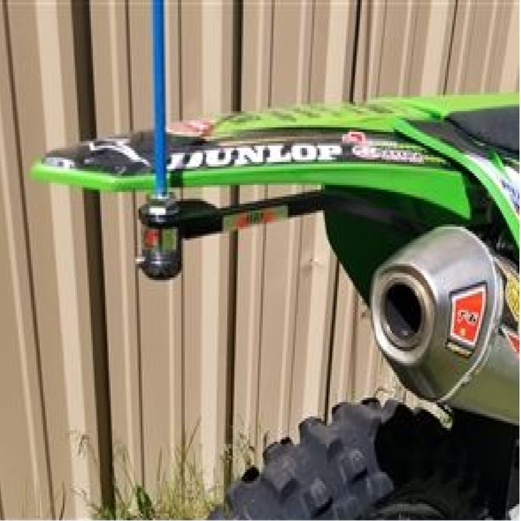 HRF - Kawasaki ('09 - '11) KX450F, ('09 - '12) KX250F exhaust side whip mount | KX450F - 0911 - MojoMotoSport.com