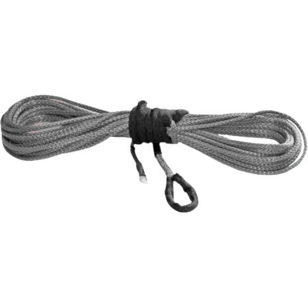 KFI 1/4" Synthetic 50' UTV Winch Cable (Smoke) | SYN25 - S50 - MojoMotoSport.com