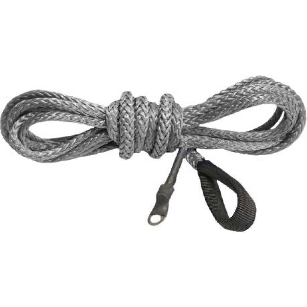 KFI Synthetic ATV Winch 12 Foot PLOW Cable (Smoke) | SYN19 - S12 - MojoMotoSport.com