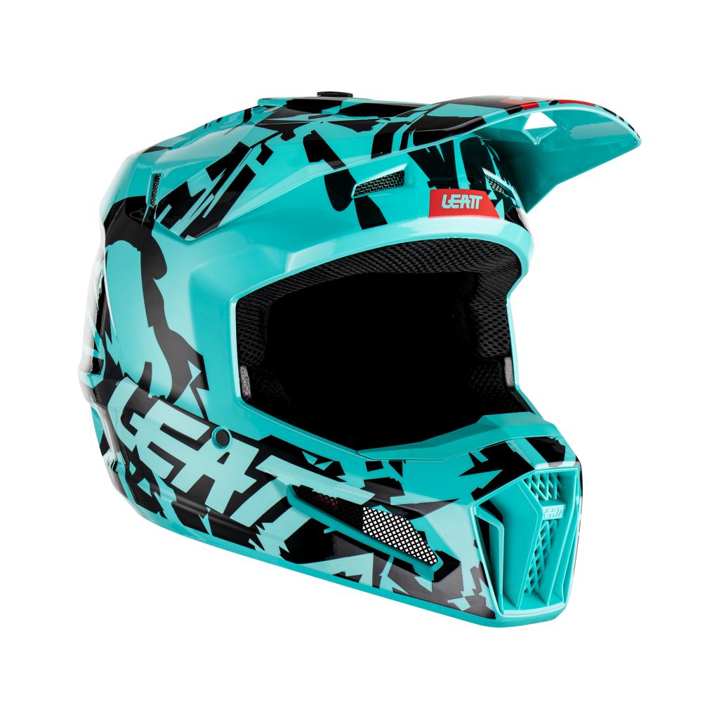 Leatt 3.5 Jr Moto Helmet V23 (DOT+ECE) - MojoMotoSport.com