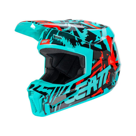 Leatt 3.5 Jr Moto Helmet V23 (DOT+ECE) - MojoMotoSport.com