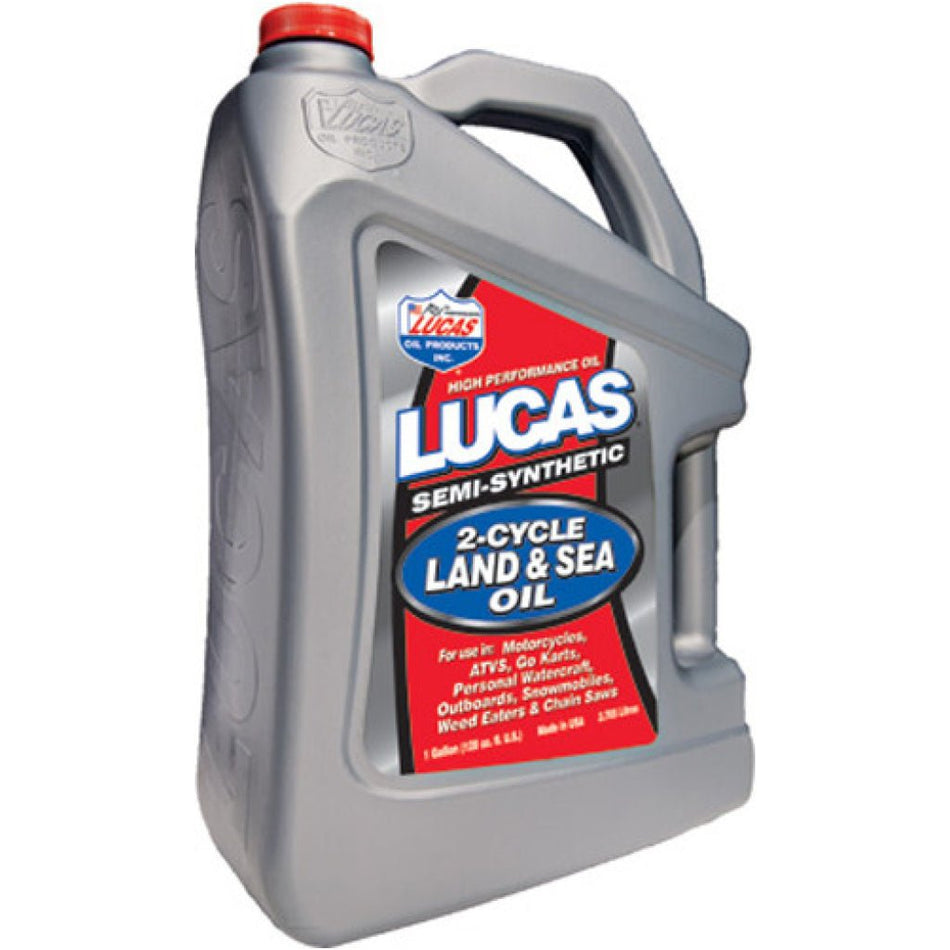 Lucas Oil - Land and Sea 2 Cycle Oil - MojoMotoSport.com