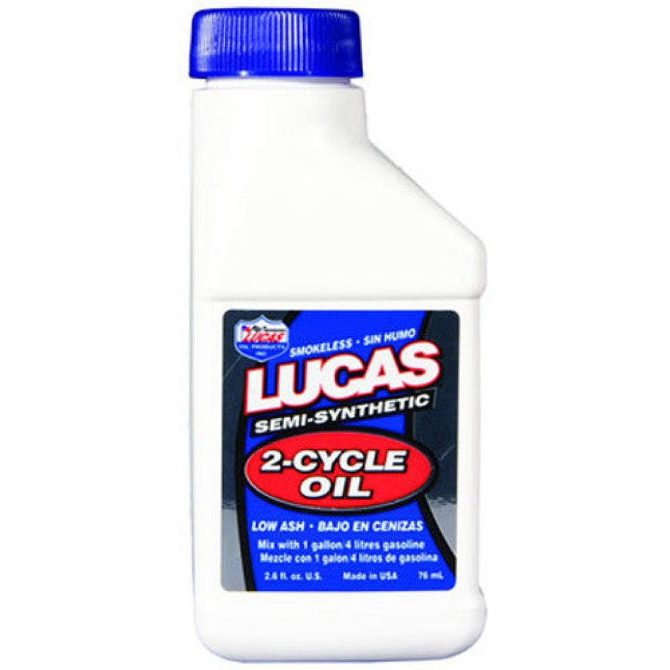 Lucas Oil - Semi Synthetic 2 - Cycle Oil - MojoMotoSport.com